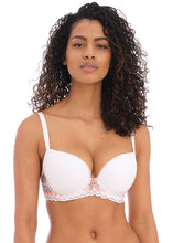 Load image into Gallery viewer, Freya Festival Vibe White Coral Moulded Plunge Underwire J-Hook Bra
