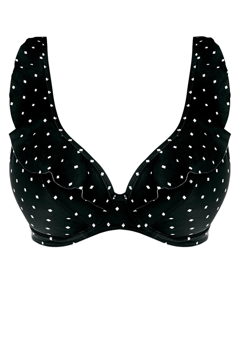 Freya Jewel Cove High Apex Plunge Lined Underwire J-Hook Bikini Top