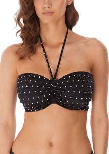 Freya Jewel Cove Moulded Bandeau Halter Bikini Top