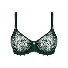 Load image into Gallery viewer, Empreinte Cassiopee Emeraude Seamless Unlined Lace Underwire Bra
