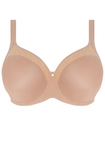 Elomi Smooth Seamless Non-Padded Underwire T-Shirt Bra (Nude + Black + Red)