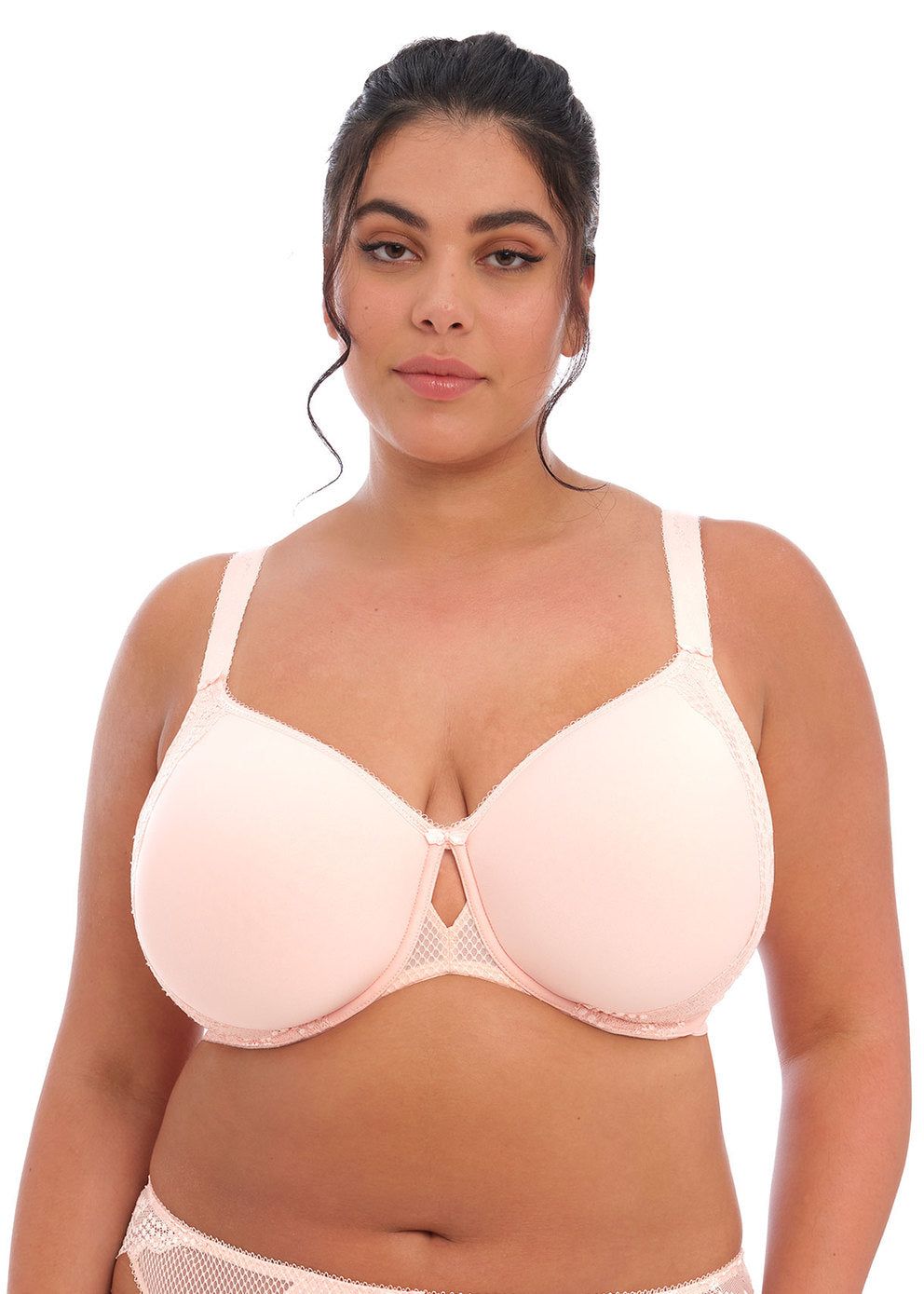 Elomi Charley Moulded Spacer Seamless Underwire Bra (White +