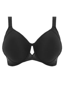 Elomi Charley Moulded Spacer Seamless Underwire Bra (Fawn + Black)