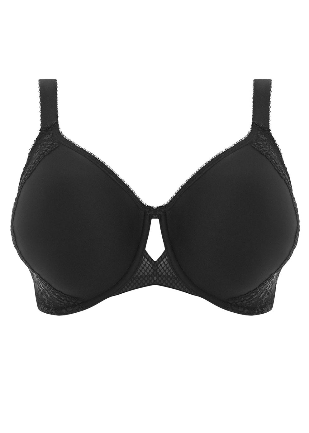 Elomi Charley Moulded Spacer Seamless Underwire Bra (Fawn + Black)