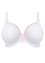 Load image into Gallery viewer, Elomi Matilda White J-Hook Plunge Underwire Non-Padded Bra
