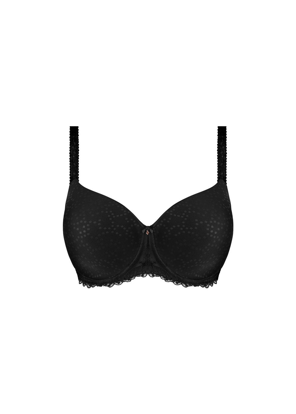 Fantasie Black + White Ana Moulded Spacer Side Support Full Cup Underwire Bra