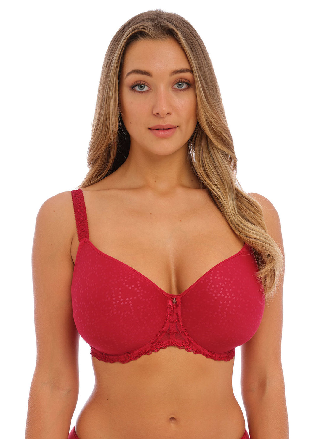 Fantasie Ana Red Moulded Spacer Side Support Full Cup Underwire Bra – LES  SAISONS