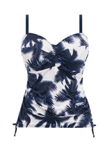 Load image into Gallery viewer, Fantasie Carmelita Avenue French Navy Twist Front Underwire Tankini
