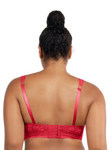Load image into Gallery viewer, Parfait Adriana Bra Sized Lace Non-Underwire J-Hook Bralette (Racing Red)
