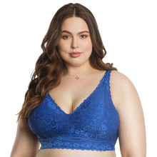 Load image into Gallery viewer, Parfait Adriana Bra Sized Lace Non-Underwire J-Hook Bralette New SS22 (Sapphire)
