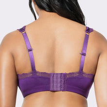 Load image into Gallery viewer, Parfait Dalis Bra Sized Non-Underwire Modal &amp; Lace J-Hook Bralette (Amethyst)

