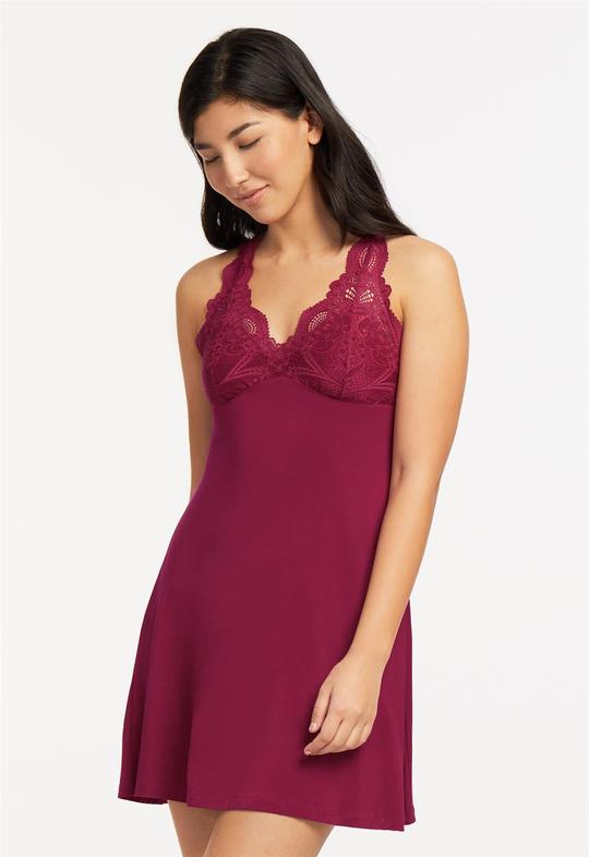Fleur't Iconic Belle Epoque Lace T-Back Chemise