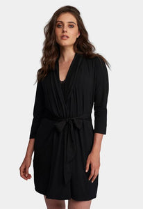 Fleur't Iconic Tie Robe with Pockets