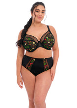 Load image into Gallery viewer, Elomi Samira Black SS22 Plunge Underwire Bra
