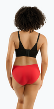 Load image into Gallery viewer, Parfait Mia Dot With Strings Wireless Padded Bralette (Black + Bright Pink)
