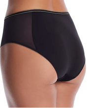 Load image into Gallery viewer, Empreinte Allure Matching High Waisted Brief (Black &amp; Amande)
