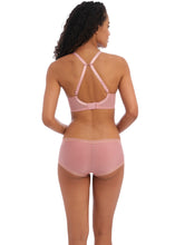 Load image into Gallery viewer, Freya SS22 Tailored Moulded Plunge Racerback Convertible Underwire Bra (Ash Rose &amp; Black)

