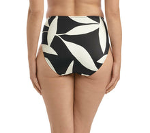 Load image into Gallery viewer, Fantasie Ile De Re Black + Cream Matching Full Bikini Brief
