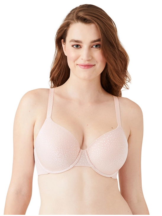 Wacoal Back Appeal Moulded T-Shirt Underwire Bra (Rose Dust + Silver)