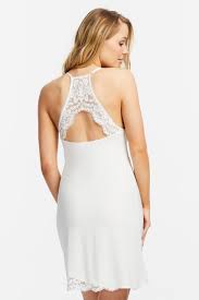 Fleur't Everlasting Supportive Lace Chemise w/ Back Detail