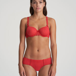 Marie Jo Avero Seamless Non-Padded Underwire Bra (Pearly Pink + Scarlet Red)