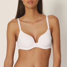 Load image into Gallery viewer, Marie Jo Tom Padded Heartshape Convertible Underwire Bra Natural Ivory + White
