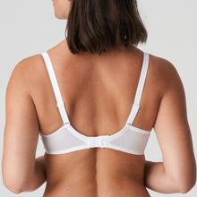 Load image into Gallery viewer, Prima Donna White Sophora Tulip Seam Balcony Removable Strings Unlined Underwire Bra
