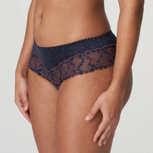 Load image into Gallery viewer, Prima Donna FW22 Hyde Park Velvet Blue Matching Luxury Thong
