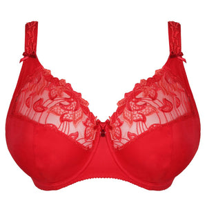 Prima Donna SS22 Deauville Scarlet Full Cup (I-K) Unlined Underwire Bra