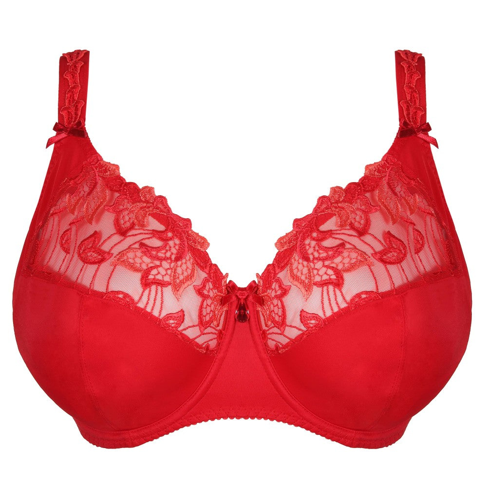 Prima Donna SS22 Deauville Scarlet Full Cup (I-K) Unlined Underwire Bra