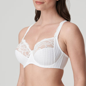 Prima Donna Madison Underwire Basic Colors Full Cup Bra White + Natural Ivory