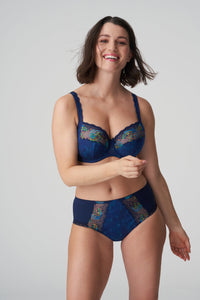Prima Donna FW21 Palace Garden Sapphire Blue Full Cup Unlined Underwire Bra