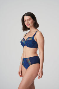Prima Donna FW21 Palace Garden Sapphire Blue Full Cup Unlined Underwire Bra