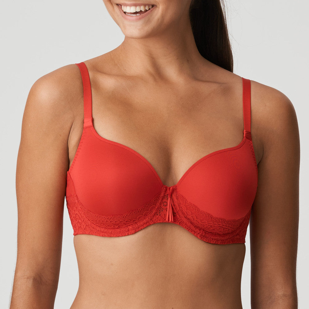 Prima Donna Twist (Scarlet Red) I Do Moulded Heart Shape Underwire