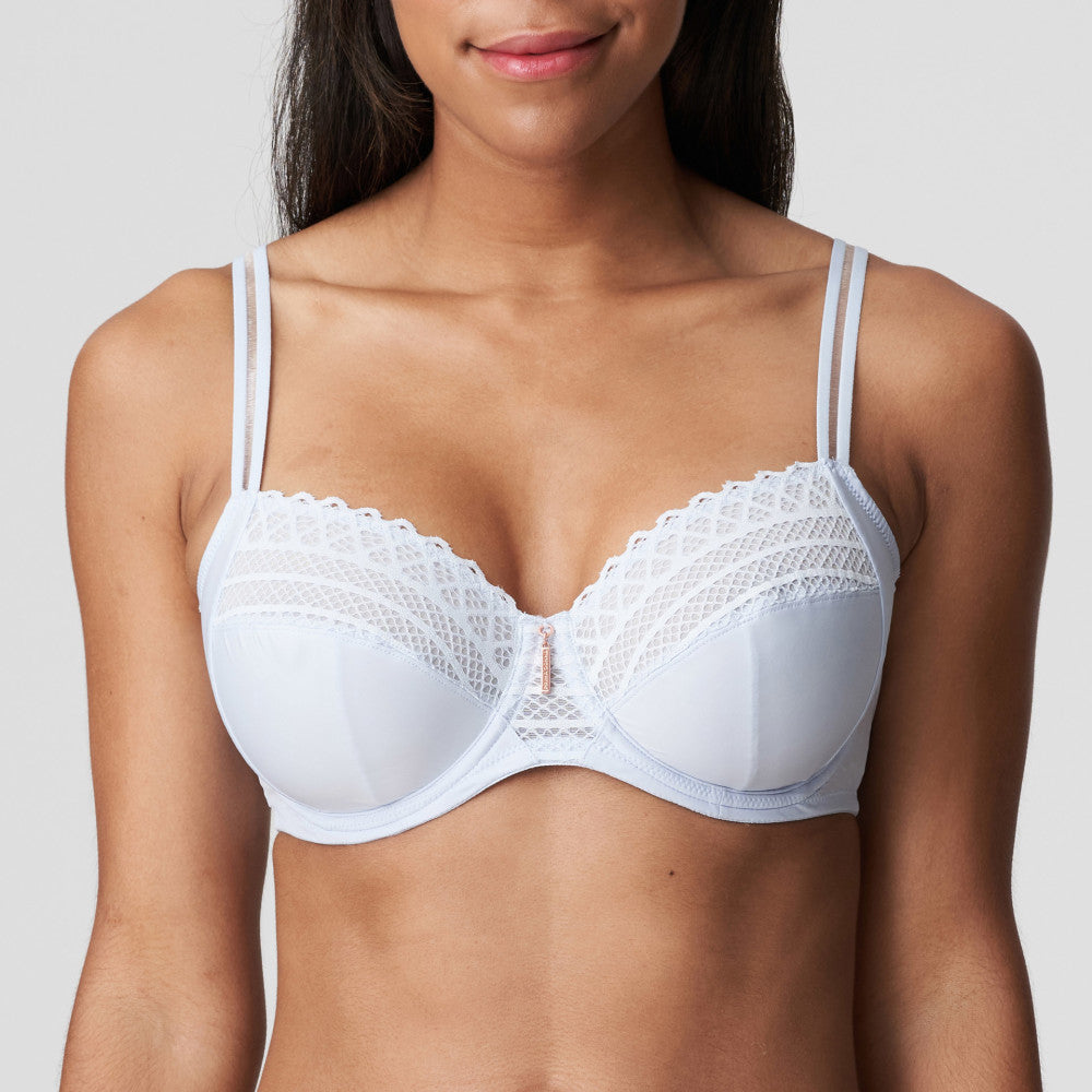 Prima Donna Twist SS22 East End Heather Blue Full Cup Unlined Underwire Bra