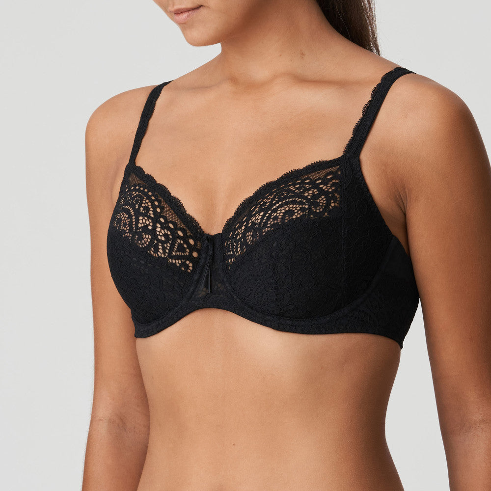 Prima Donna Twist (Black + Silky Tan) I Do Full Cup Unlined Underwire Bra