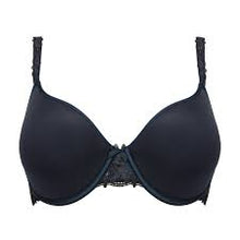 Load image into Gallery viewer, Chantelle Blue Winter Champs Elysees Memory Foam Convertible Straps Underwire Bra
