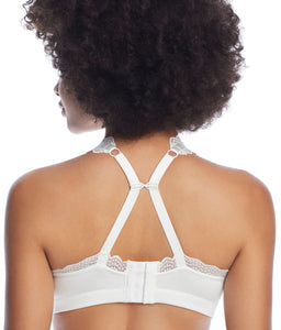 Parfait Dalis Bra Sized Non-Underwire Modal & Lace J-Hook Bralette (Pearl White)