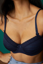 Load image into Gallery viewer, Prima Donna Twist Majestic Blue Basel Moulded Balcony Underwire Bra
