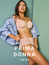 Load image into Gallery viewer, Prima Donna Twist Powder Rose East End Moulded Heart Shape Underwire Bra
