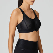 Load image into Gallery viewer, Prima Donna Sports The Game Black Padded Convertible Underwire Sports Bra
