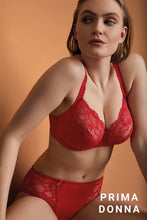 Load image into Gallery viewer, Prima Donna Madison Underwire Basic Colors Full Cup Bra Scarlet
