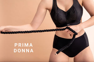 Prima Donna Sports The Game Black Padded Convertible Underwire Sports Bra