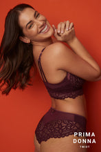 Load image into Gallery viewer, Prima Donna Twist First Night Merlot Triangle Unlined Convertible Back Underwire Bra
