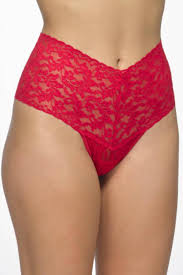 Hanky Panky O/S Retro Thong Signature Lace Solid Colors