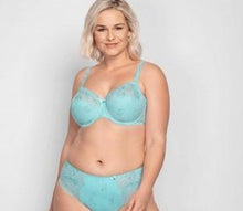 Load image into Gallery viewer, Ulla Carla Full Coverage Embroidered Underwired Bra Mint
