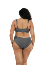 Load image into Gallery viewer, Parfait Dalis Bra Sized Non-Underwire Modal &amp; Lace J-Hook Bralette (Charcoal)
