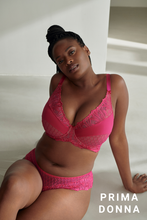 Load image into Gallery viewer, Prima Donna SS23 Disah Electric Pink Half Padded Plunge Underwire Bra
